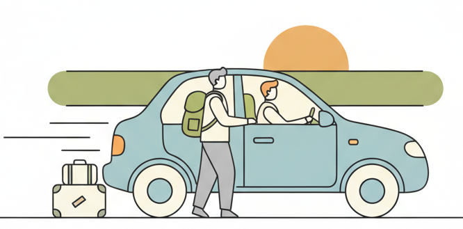 Pay at destination icon